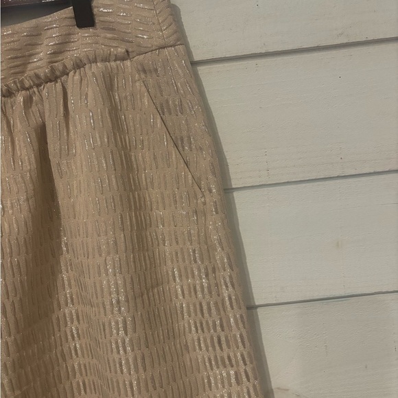 Talbots NWT Shimmering Beige Pencil Skirt in size 8 - Picture 7 of 16